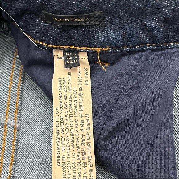 Massimo Dutti - Size 30 - Cowboy jeans - dark wash - cuff rancher - designer - Picture 6 of 6